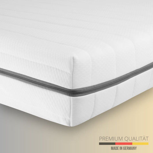 Koudschuim matras 180x200 - orthopedisch matras - 7 zones - hardheid stevig - comfortabel matras - ademend - 15cm- Tweepersoonsmatrassen 180x200