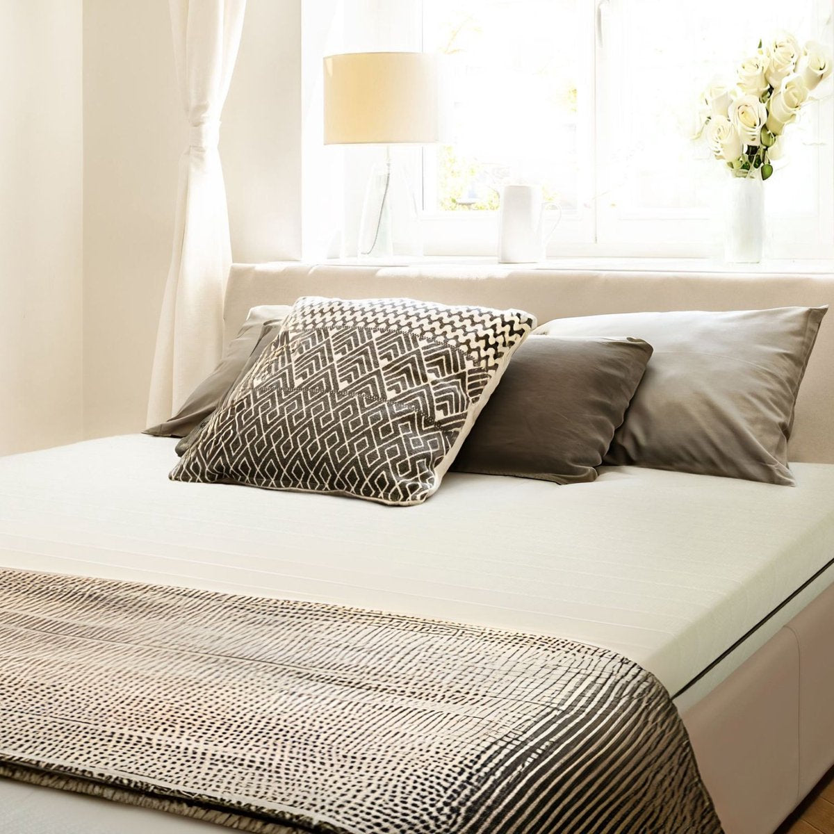 Koudschuim matras 180x200 - orthopedisch matras - 7 zones - hardheid stevig - comfortabel matras - ademend - 15cm- Tweepersoonsmatrassen 180x200