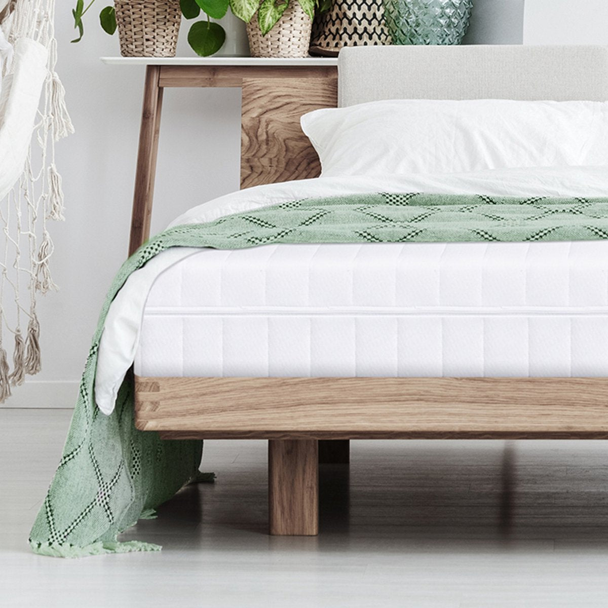 Matras - 180x200 - 7 zones - koudschuim - microvezel tijk - 15 cm hoog - Stevig