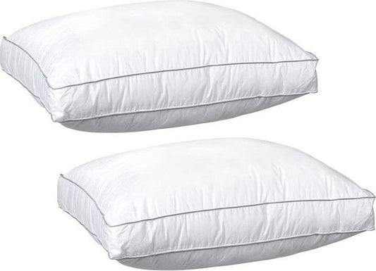 2x Orthomedisch box hoofdkussens - luxe hoofdkussens - 60x70 cm - set (2 hoofdkussens)