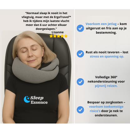 ErgoTravel™ | Ergonomisch Reiskussen voor Ultiem Comfort